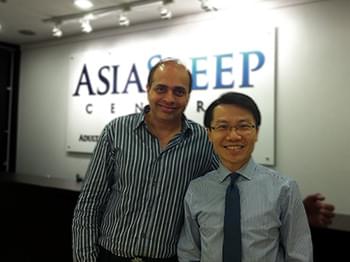 Dr Kenny Pang with Dr Asad